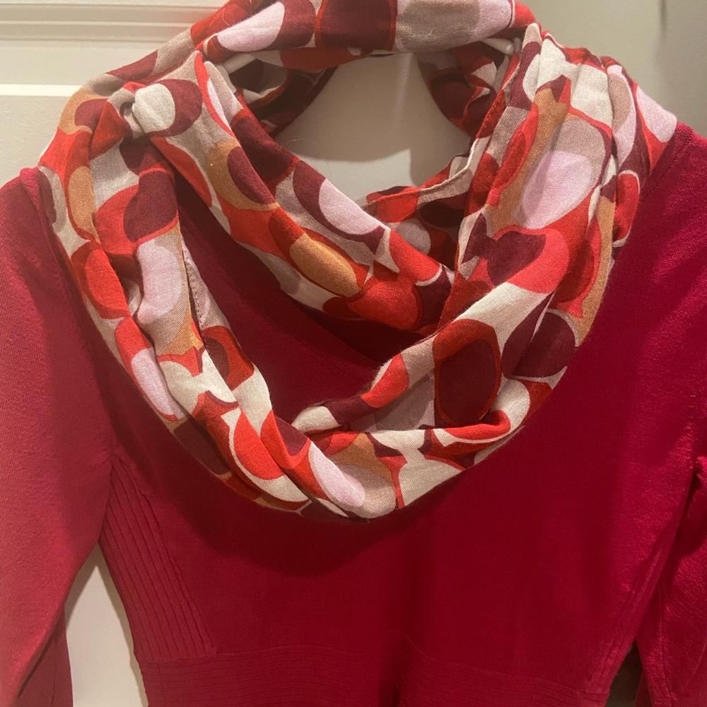 Coach infinity scarf